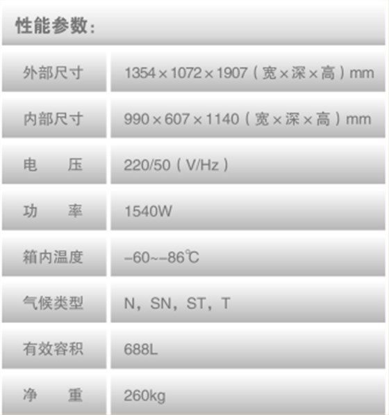 中科都菱-86/-130℃超低溫保存箱 MDF-86V688