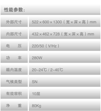 中科都菱血液冷藏箱/血小板震蕩保存箱 MDC-10